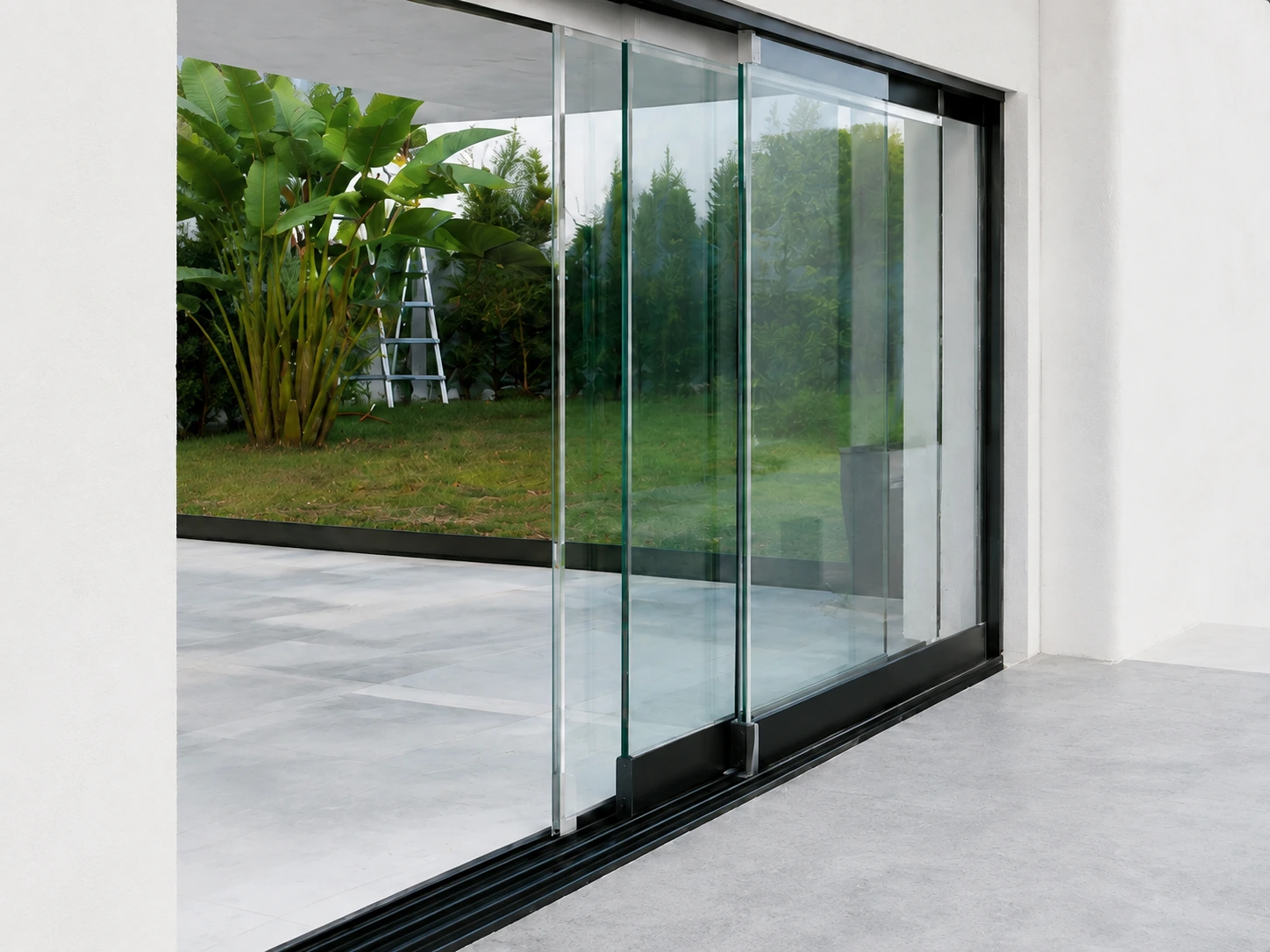 Cerramiento Rollkit en galería exterior